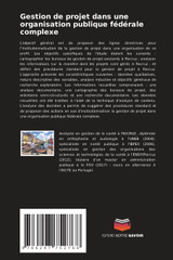 Gestion de projet dans une organisation publique fédérale complexe