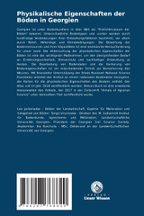 Physikalische Eigenschaften der Böden in Georgien Physikalische Eigenschaften der Böden in Georgien