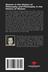 Women in the History of Philosophy and Philosophy in the History of Women Women in the History of Philosophy and Philosophy in the History of Women