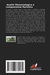 Analisi fitosociologica e composizione floristica
