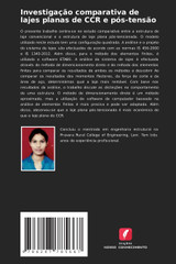 Investigação comparativa de lajes planas de CCR e pós-tensão