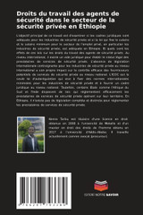Droits du travail des agents de sécurité dans le secteur de la sécurité privée en Éthiopie Droits du travail des agents de sécurité dans le secteur de la sécurité privée en Éthiopie