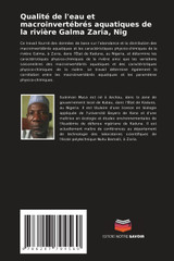 Qualité de l'eau et macroinvertébrés aquatiques de la rivière Galma Zaria, Nig