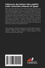 Influenza dei fattori idro-edafici sulla comunità arborea di igapó Influenza dei fattori idro-edafici sulla comunità arborea di igapó