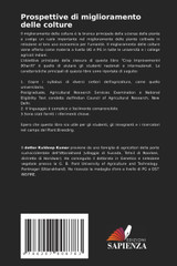 Prospettive di miglioramento delle colture Prospettive di miglioramento delle colture