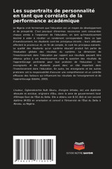 Les supertraits de personnalité en tant que corrélats de la performance académique