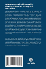 Aluminiumoxid-Titanoxid-Overlay-Beschichtung auf Metallen