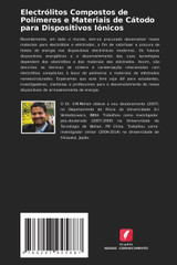 Electrólitos Compostos de Polímeros e Materiais de Cátodo para Dispositivos Iónicos