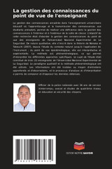 La gestion des connaissances du point de vue de l'enseignant