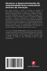 Alcançar o desenvolvimento do empreendedorismo sustentável através da inovação Alcançar o desenvolvimento do empreendedorismo sustentável através da inovação