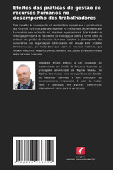 Efeitos das práticas de gestão de recursos humanos no desempenho dos trabalhadores Efeitos das práticas de gestão de recursos humanos no desempenho dos trabalhadores