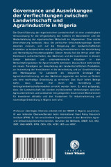 Governance und Auswirkungen der Verflechtungen zwischen Landwirtschaft und Agrarindustrie in Nigeria Governance und Auswirkungen der Verflechtungen zwischen Landwirtschaft und Agrarindustrie in Nigeria
