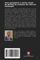 Uma perspetiva a vários níveis da gestão de resíduos de C&D em Guayaquil