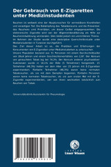 Der Gebrauch von E-Zigaretten unter Medizinstudenten