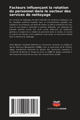Facteurs influençant la rotation du personnel dans le secteur des services de nettoyage