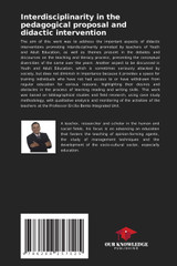 Interdisciplinarity in the pedagogical proposal and didactic intervention