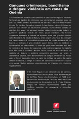 Gangues criminosas, banditismo e drogas