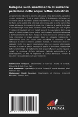 Indagine sullo smaltimento di sostanze pericolose nelle acque reflue industriali Indagine sullo smaltimento di sostanze pericolose nelle acque reflue industriali
