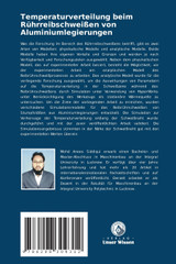 Temperaturverteilung beim Rührreibschweißen von Aluminiumlegierungen