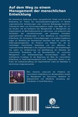 Auf dem Weg zu einem Management der menschlichen Entwicklung