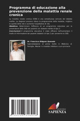 Programma di educazione alla prevenzione della malattia renale cronica