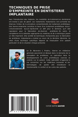 TECHNIQUES DE PRISE D'EMPREINTE EN DENTISTERIE IMPLANTAIRE