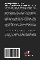 Propagazione in vitro dell'assenzio (Artemisia Annua L)