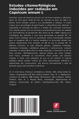Estudos citomorfológicos induzidos por radiação em Capsicum annum L