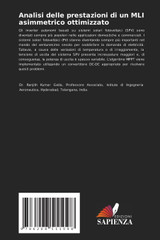 Analisi delle prestazioni di un MLI asimmetrico ottimizzato Analisi delle prestazioni di un MLI asimmetrico ottimizzato