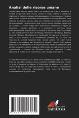 Analisi delle risorse umane Analisi delle risorse umane