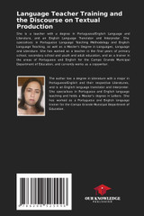 Language Teacher Training and the Discourse on Textual Production