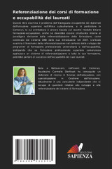 Referenziazione dei corsi di formazione e occupabilità dei laureati Referenziazione dei corsi di formazione e occupabilità dei laureati