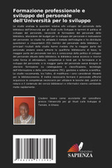 Formazione professionale e sviluppo del personale dell'Università per lo sviluppo Formazione professionale e sviluppo del personale dell'Università per lo sviluppo