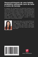 Desenvolvimento de uma bebida probiótica utilizando soro de leite e sumo de laranja