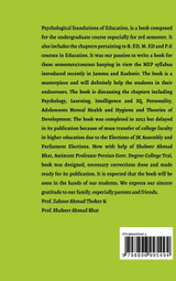 Psychological Foundations of Education Psychological Foundations of Education