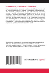 Gobernanza y Desarrollo Territorial