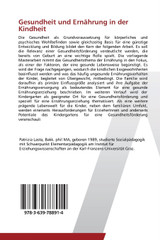 Gesundheit und Ernährung in der Kindheit