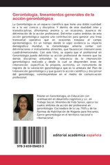 Gerontología, lineamientos generales de la acción gerontológica Gerontología, lineamientos generales de la acción gerontológica