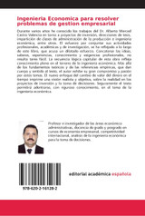Ingenieria Economica para resolver problemas de gestion empresarial
