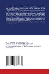 MICROCONTROLLER BASED SYSTEM DESIGN