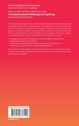 Unlocking Sustainable Wellbeing in the Digital Age