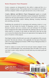 Creative, Efficient, and Effective Project Management