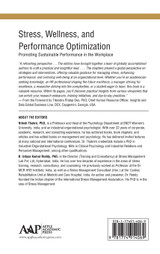 Stress, Wellness, and Performance Optimization