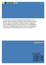 Syntactic distinctions within present day English