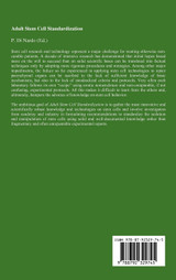 Adult Stem Cell Standardization