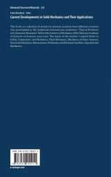 Current Developments in Solid Mechanics and Their Applications