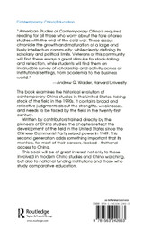 American Studies of Contemporary China