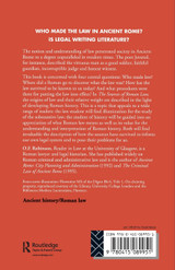 Sources of Roman Law