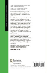 Clinical Counselling in Context