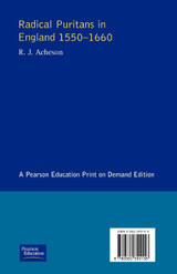 Radical Puritans in England 1550 - 1660